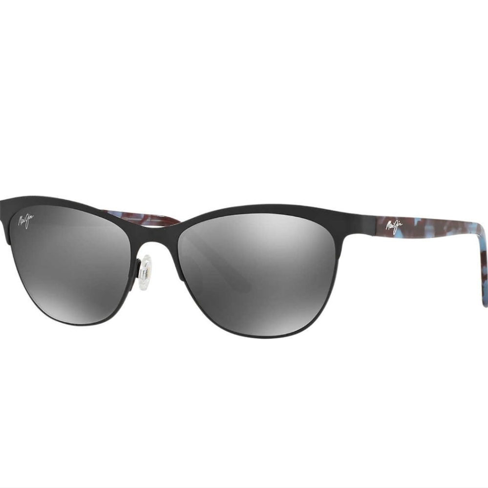 Maui Jim Popoki Satin Black Sunglasses